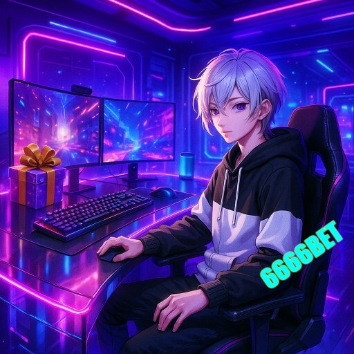 Imagem promocional da 6666BET mostrando a plataforma e suas vantagens