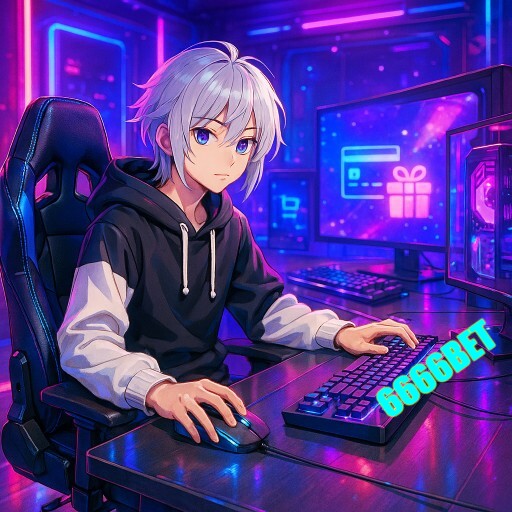 Imagem promocional da 6666BET mostrando a plataforma e suas vantagens