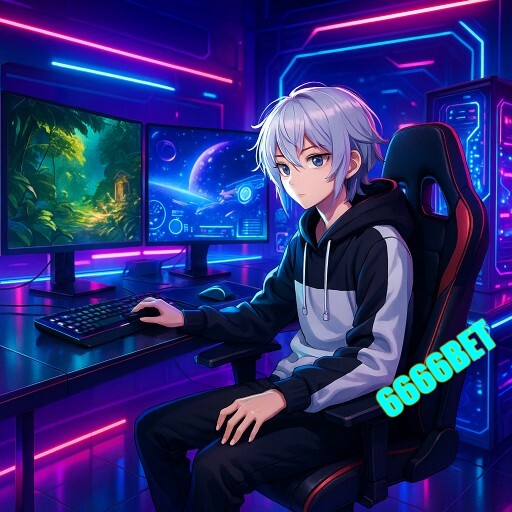 Imagem promocional da 6666BET mostrando a plataforma e suas vantagens