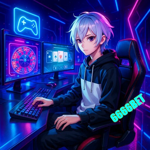 Imagem promocional da 6666BET mostrando a plataforma e suas vantagens